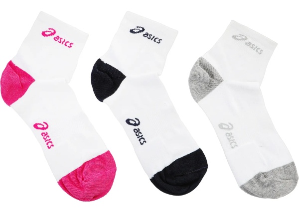 Sosete 3 PPK Quarter Sock 3-PAK Grey Pink Navy