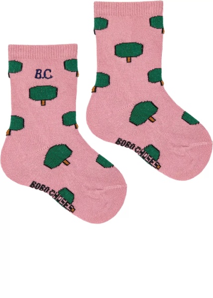 Sosete Green Tree All Over Long Socks