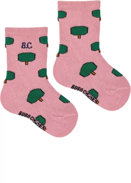 Sosete Green Tree All Over Long Socks