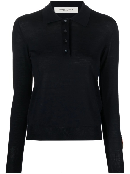 Top tricotat Golden Goose albastru
