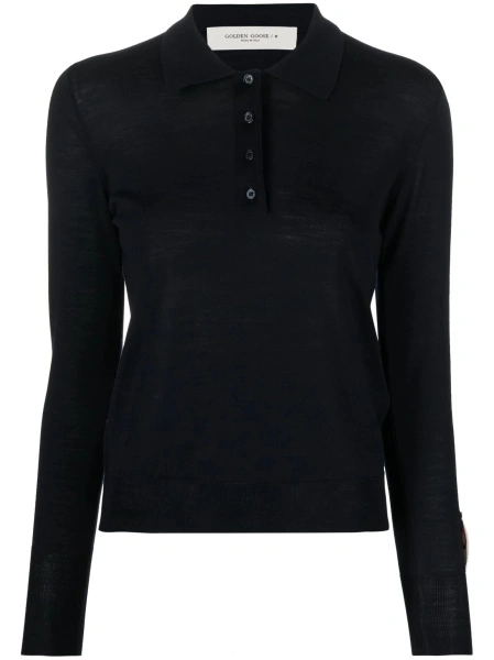 Top tricotat Golden Goose albastru