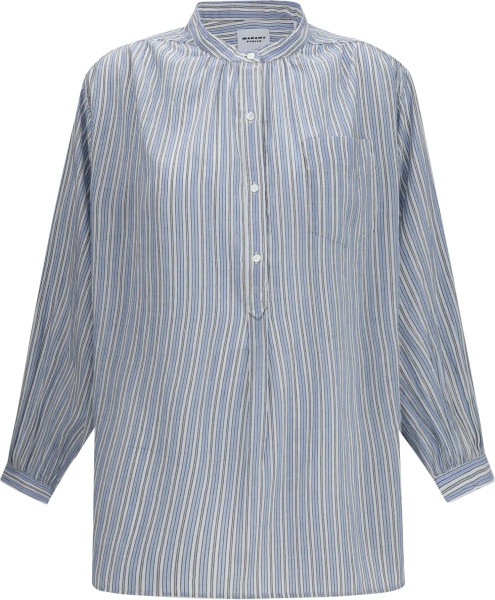 Topuri Sapha striped cotton voile Shirt