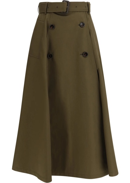 Trench midi Skirt