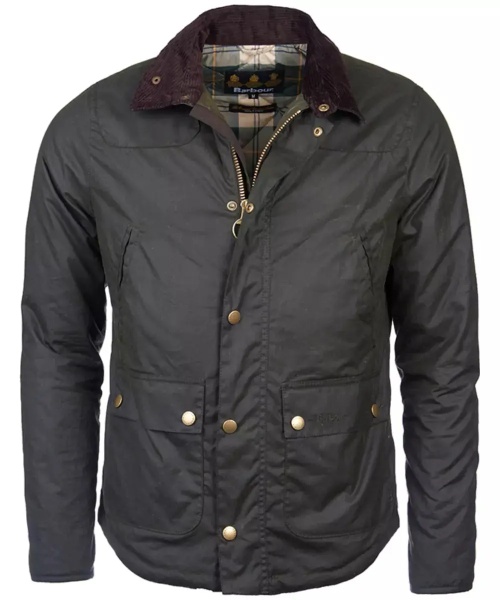 Trenciuri BARBOUR REELIN WAX JACKET SG51 SAGE