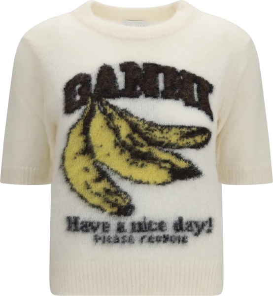 Tricou Alpaca graphic knit T-shirt