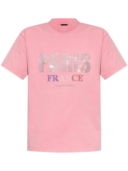 Tricou Balenciaga roz