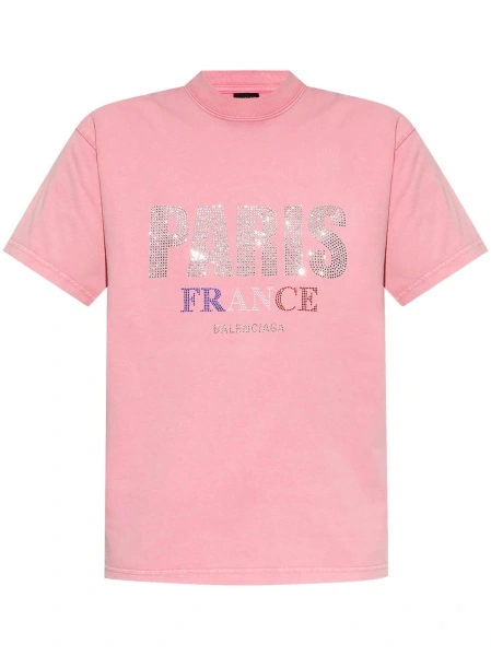 Tricou Balenciaga roz