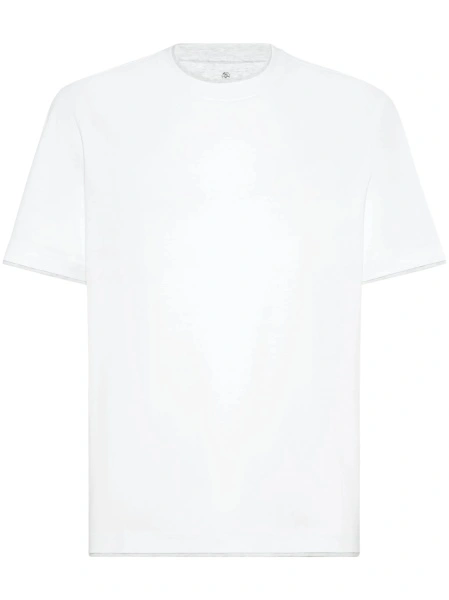 Tricou Brunello Cucinelli alb