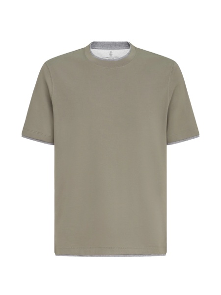 Tricou Brunello Cucinelli gri