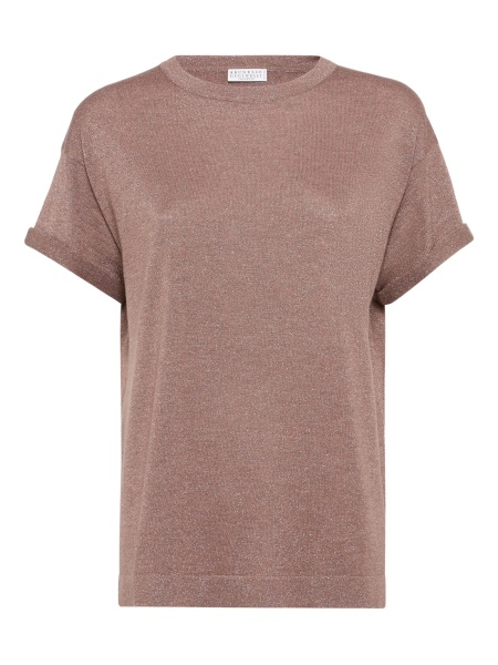 Tricou Brunello Cucinelli maro