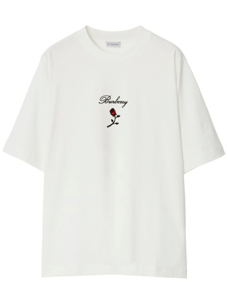 Tricou Burberry Rose alb