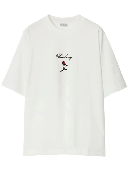 Tricou Burberry Rose alb