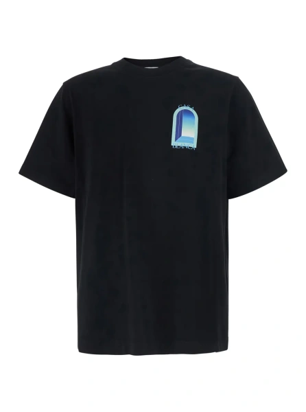 Tricou Casablanca negru din bumbac