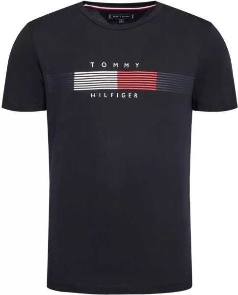Tricou CHEST CORP STRIPE GRAPHIC TEE