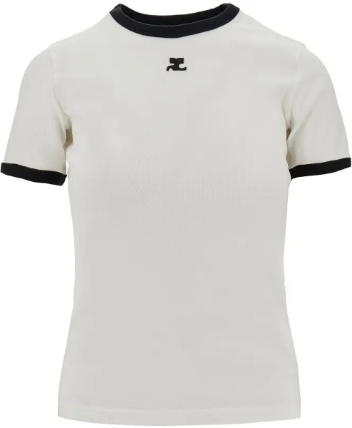 Tricou Cotton T-shirt with contrasting trims