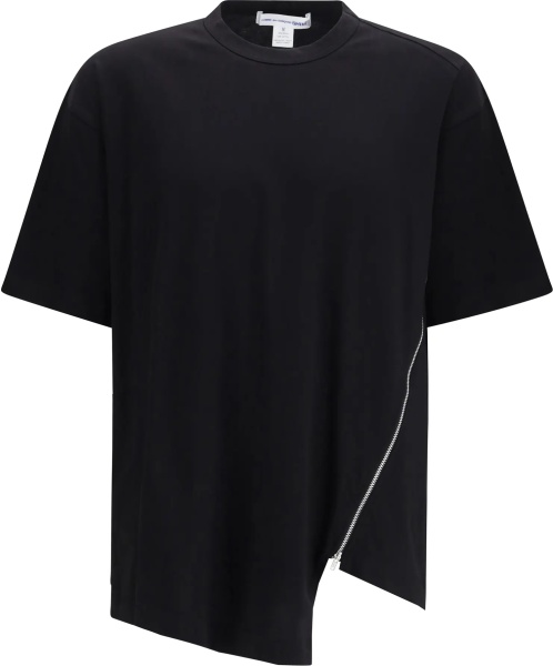 Tricou Cotton T-shirt with side zipper
