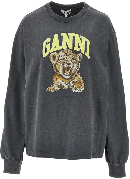 Tricou Cotton T-shirt with 'Tiger' print