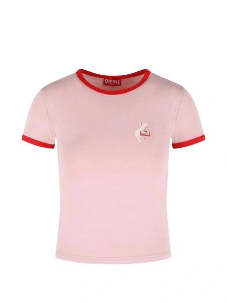 Tricou Diesel roz