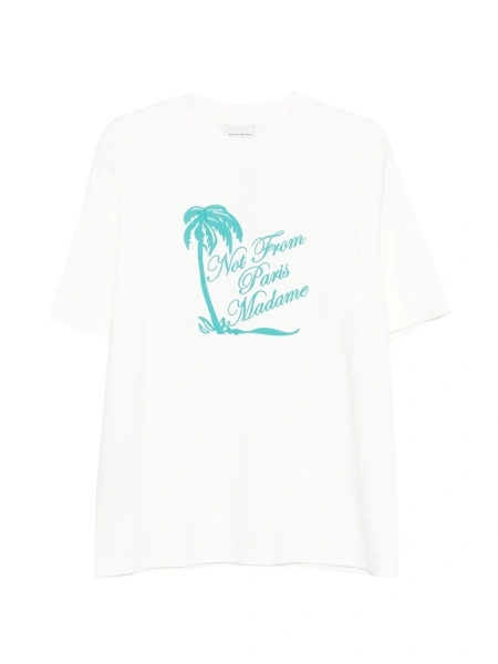Tricou DRÔLE DE MONSIEUR alb