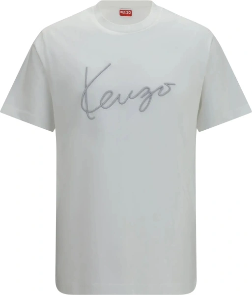 Tricou Embroidered signature cotton T-shirt