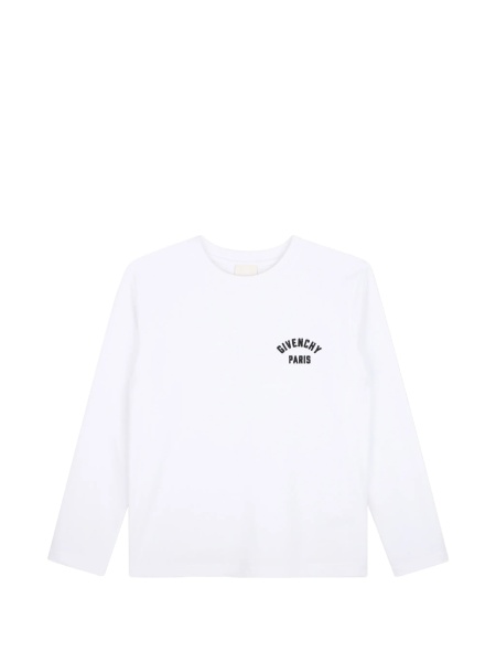 Tricou Givenchy alb din bumbac organic