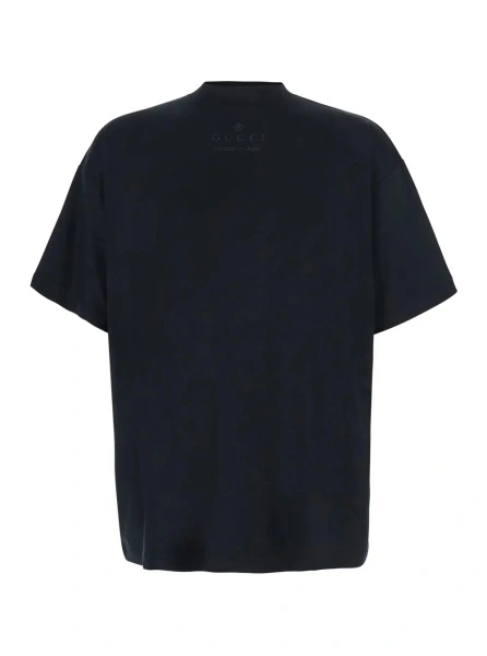 Tricou Gucci negru din bumbac