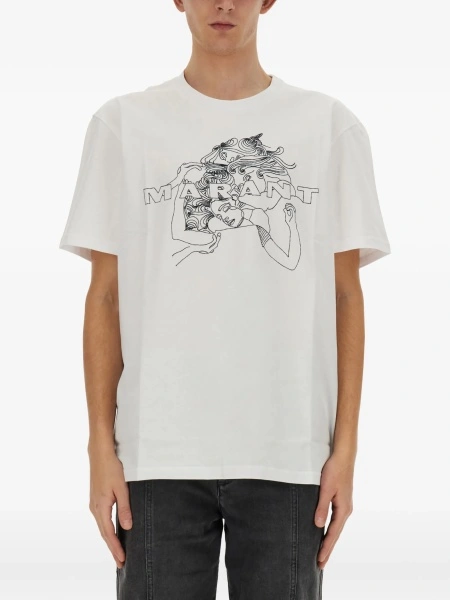 Tricou Isabel Marant alb