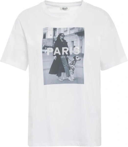Tricou Liu Jo White alb