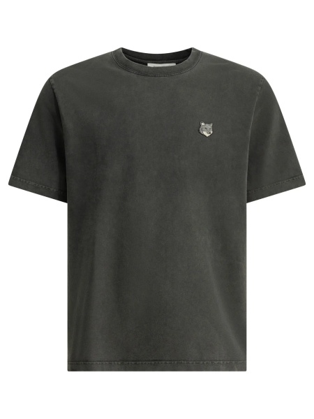 Tricou MAISON KITSUNÉ "Fox Head Faded" Crew-Neck T-Shirt