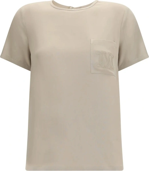 Tricou Max Mara multicolor din matase