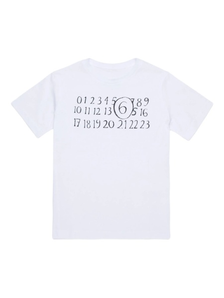 Tricou MM6 Maison Margiela alb