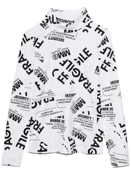 Tricou MM6 Maison Margiela alb
