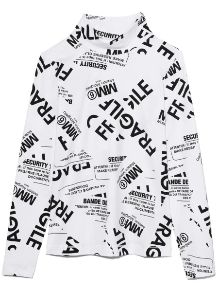 Tricou MM6 Maison Margiela alb