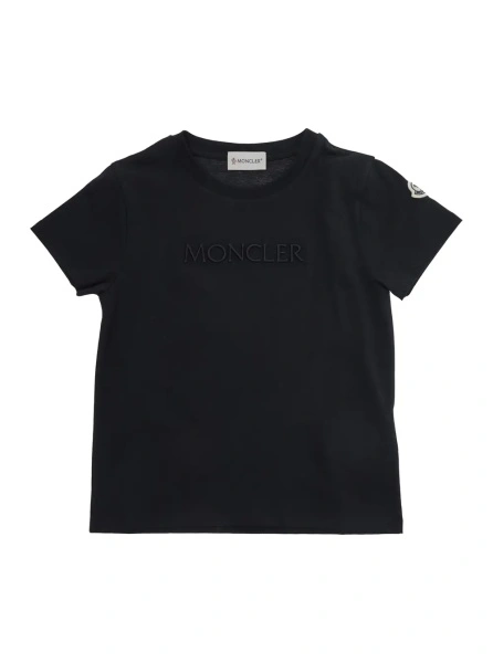 Tricou Moncler negru din bumbac