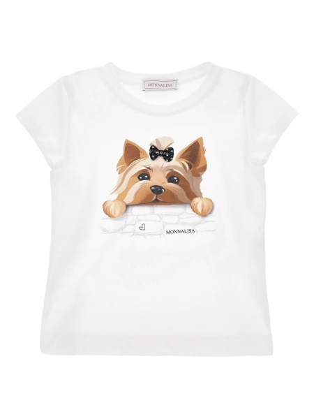 Tricou Monnalisa alb
