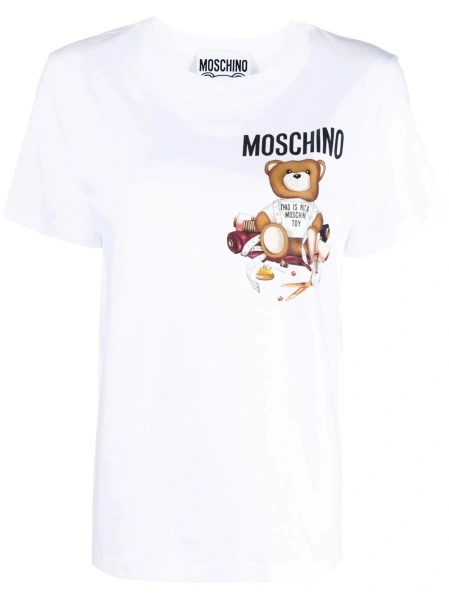 Tricou Moschino alb