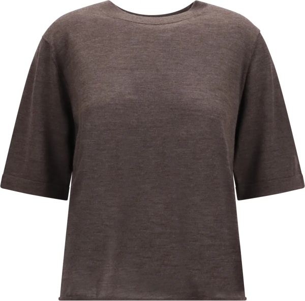 Tricou Nala fine-knit cashmere T-shirt