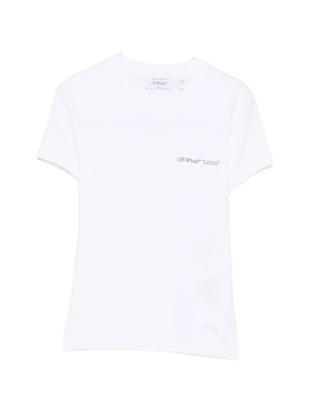 Tricou Off-White alb din bumbac