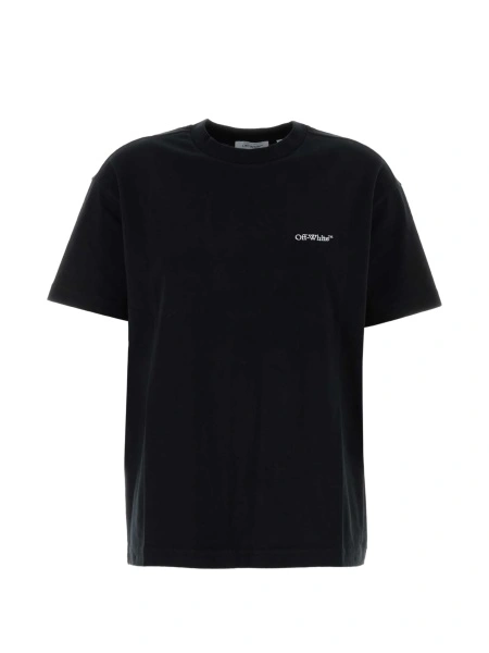 Tricou Off-White negru din bumbac