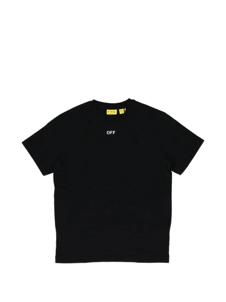 Tricou Off-White negru din bumbac