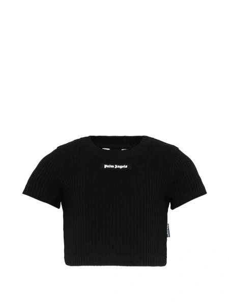 Tricou Palm Angels negru din bumbac