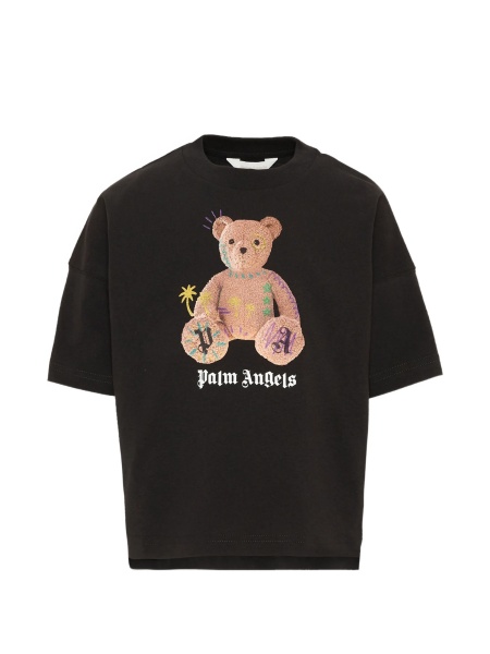 Tricou Palm Angels negru din bumbac