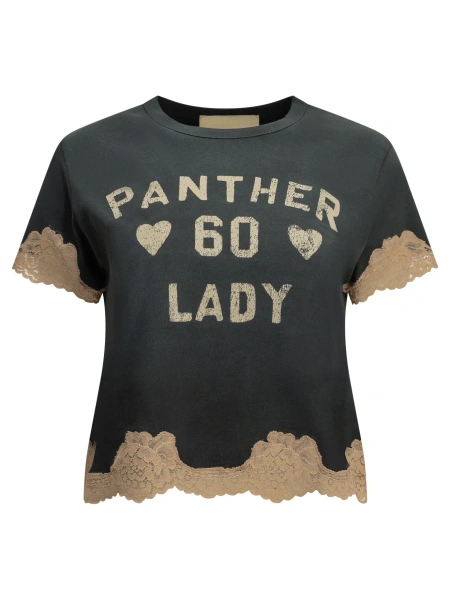 Tricou "Panther Lady" Crew-Neck T-Shirt