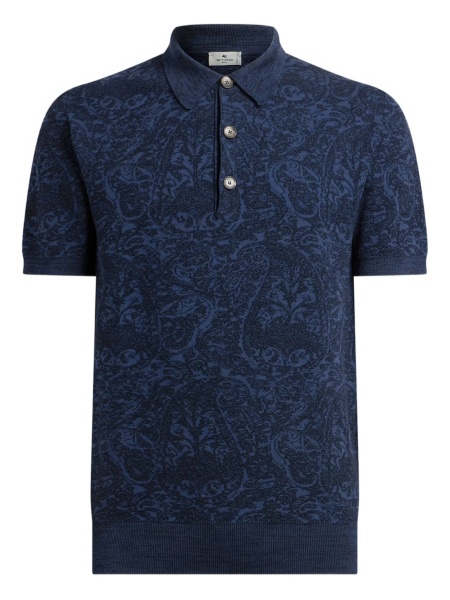 Tricou Polo ETRO albastru