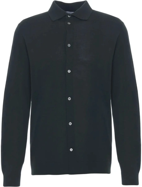 Tricou polo Gender verde din lana