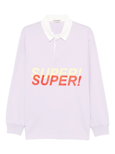 Tricou Polo JW Anderson violet