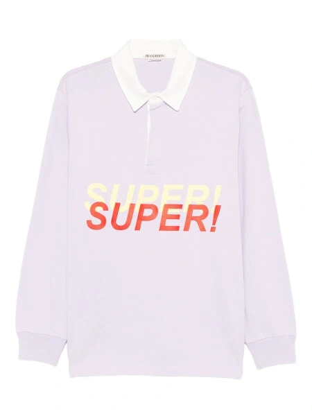 Tricou Polo JW Anderson violet