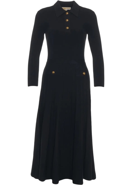 Tricou Polo Midi dress with polo collar