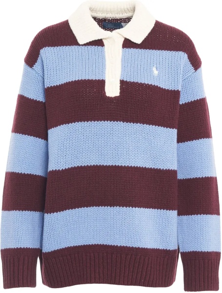 Tricou Polo Striped polo sweater