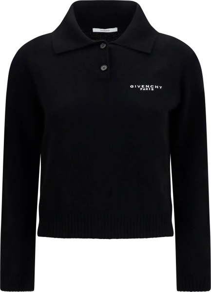 Tricou Polo Wool and cashmere polo Sweater
